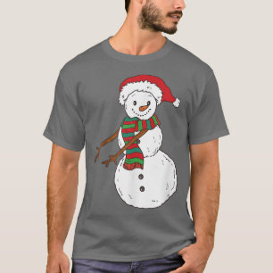 Camiseta Bonito bonitinho bonitinho de neve de Natal