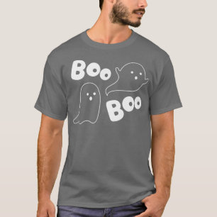 Camiseta Bonito Boo Engraçado Fantasma Boo Tribo Halloween