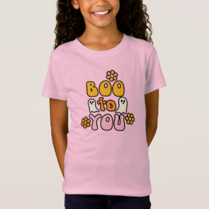 Camiseta Bonito Boo para o Dia das Bruxas