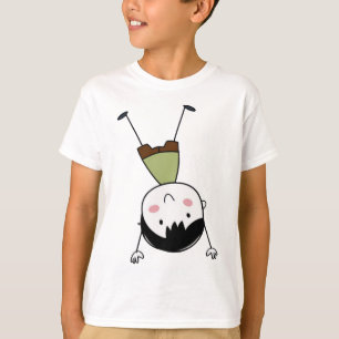 Camiseta Bonito Cachorro Aquarela de cabeça para baixo Stic
