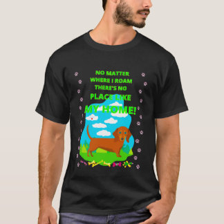 Camiseta Bonito Cachorro Dachshund Engraçado Casual NÃO Imp
