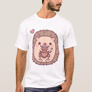 Camiseta Bonito Cão-De-Boca-Cola Com Engraçado De Besouro