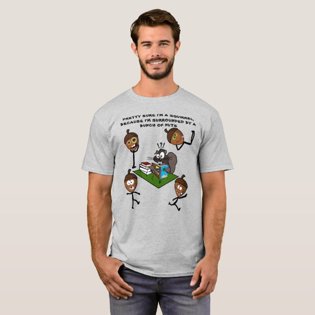 CAMISETA BONITO CERTEZA QUE SOU UM SQUIRREL (Frente Completa)