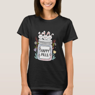 Camiseta Bonito Coelhinho Feliz Pula Páscoa de Medicina Bun