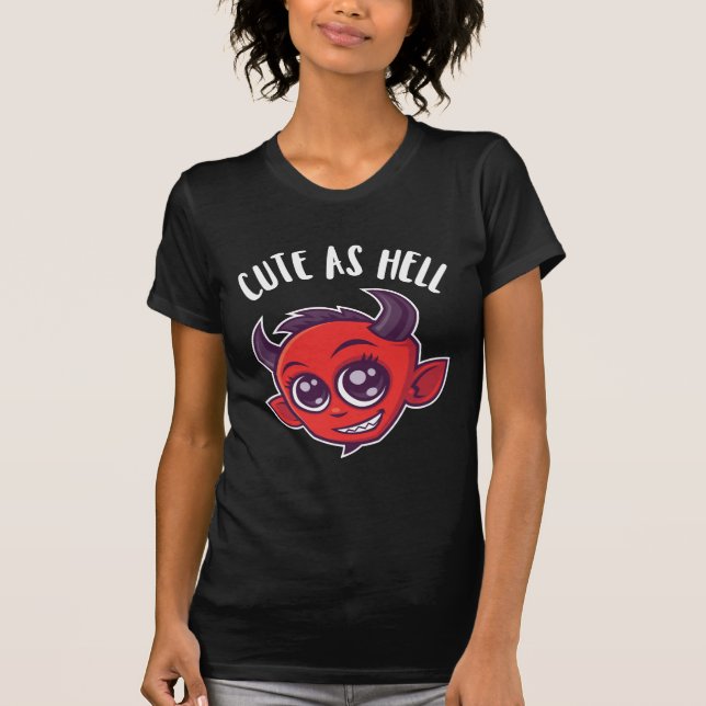 Camiseta Bonito como Inferno (Frente)