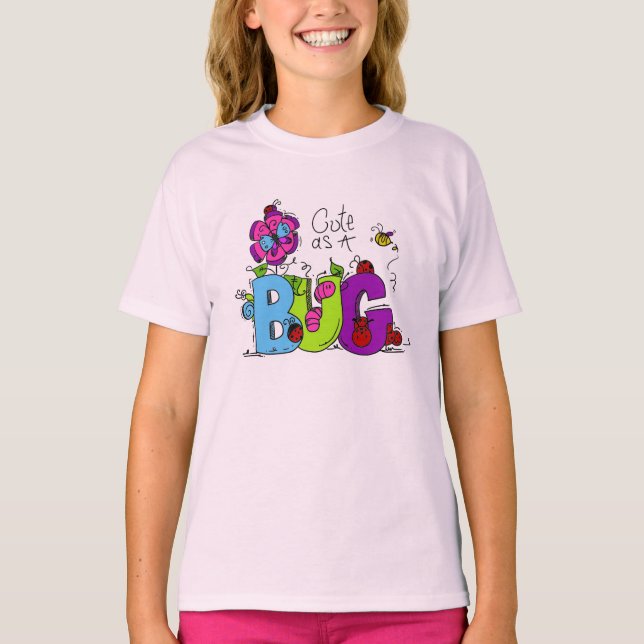Camiseta Bonito como um inseto (Frente)