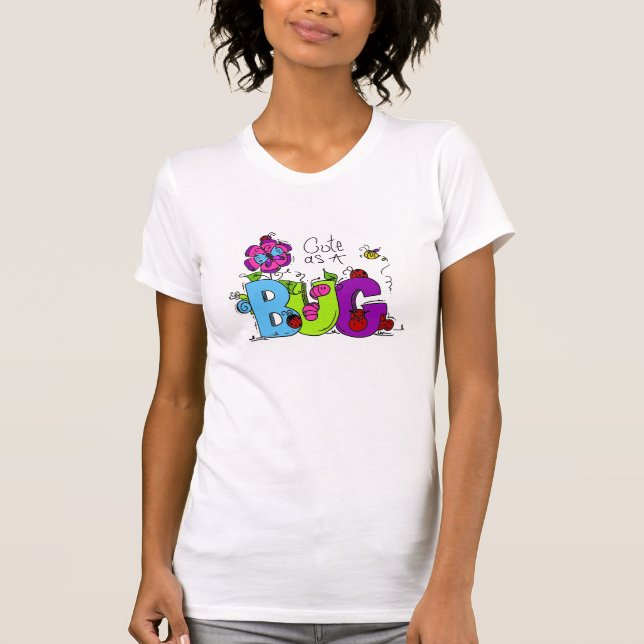 Camiseta Bonito como um inseto (Frente)