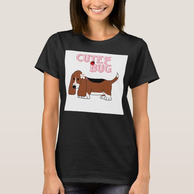 Camiseta Bonito como um T das mulheres do inseto (Frente)