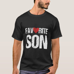 Camiseta Bonito Coração Favorito, Crianças Presentes