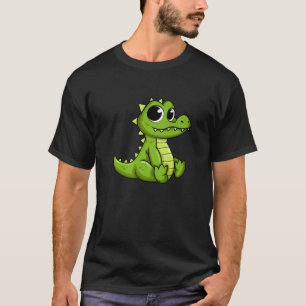 Camiseta Bonito Crocodilo Croc Gator Amante de os animais p