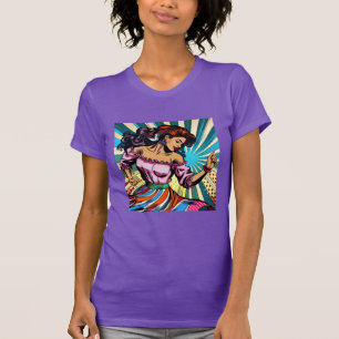 Camiseta Bonito dançando Salsa Pop Art