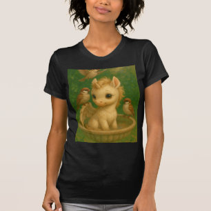 Camiseta Bonito, de olhos grandes, bebê unisus, pegasus uni