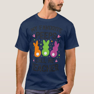 Camiseta Bonito Dia da Páscoa Engraçado Meus Estudantes Fav