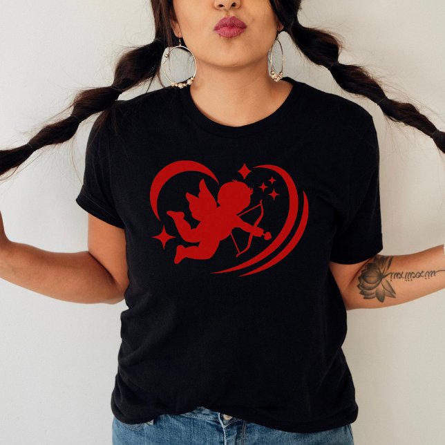 Camiseta Bonito Dia de os namorados Cupido Amor (Criador carregado)