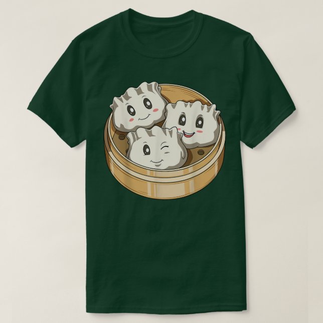 Camiseta Bonito Dim Sum Dumplings Amantes Funny Dumplings K (Frente do Design)