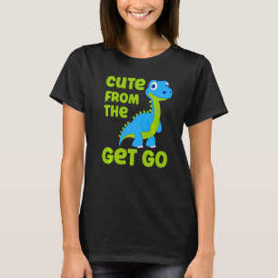 Camiseta Bonito Dinossauro Da Boca De Arranjo