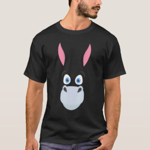 Camiseta Bonito Donkey Face Family Correspondente Grupo Don