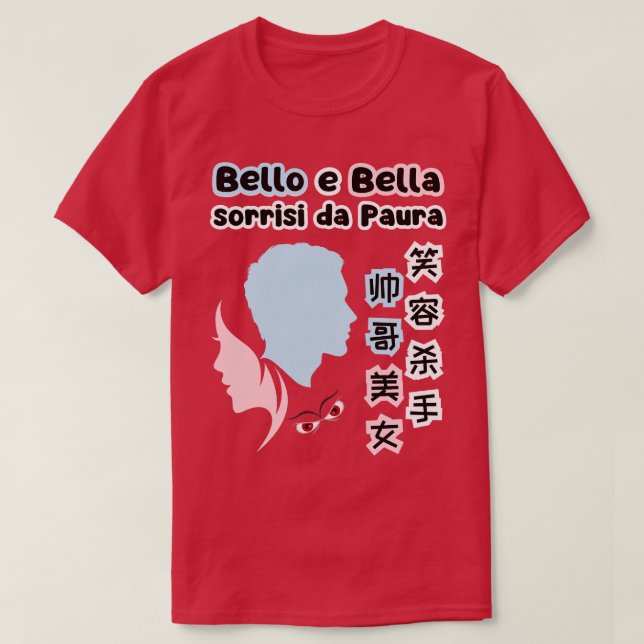 Camiseta Bonito e Belo Sorriso Matador Chinês (Frente do Design)