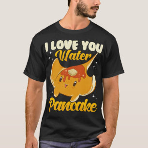 Camiseta Bonito E Engraçado Eu Te Amo Água Pancake Stingray