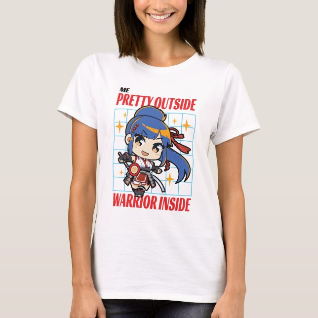 Camiseta Bonito E Fortes Mulheres Brancas (Frente)