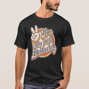 Camiseta Bonito É o meu Aniversário de 13 13 Y