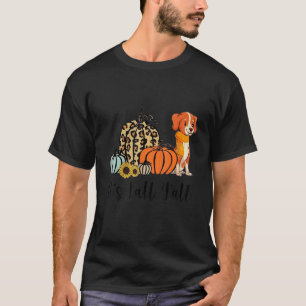 Camiseta Bonito É outono Vocês todos Cachorros de Abóbora O