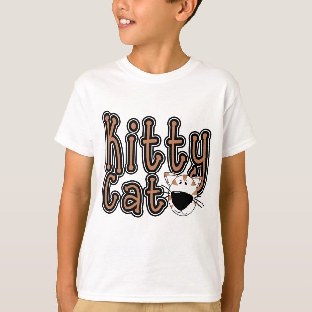 Camiseta bonito e presentes do gato do gatinho (Frente)