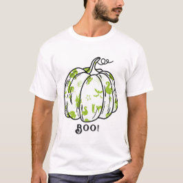 Camiseta Bonito e Verde Spooky Jack-O’-Lanterna