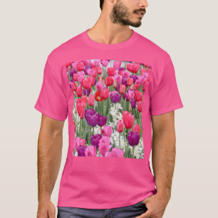 Camiseta Bonito em Petais Rosa