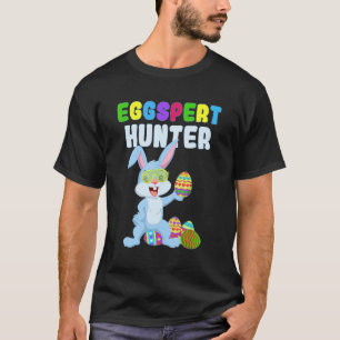 Camiseta Bonito Engraçado Eggspert Hunter Boys Páscoa Ovo D