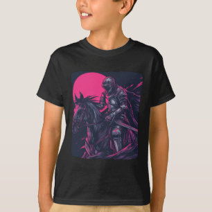 Camiseta Bonito Equipamento Cavalo Legal Para Meninos Medie
