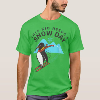 Camiseta Bonito Este Garoto Precisa De Um Pinguim De Pele D