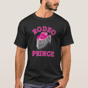 Camiseta Bonito Estético Rosa Caubói do Sul País Rodeio