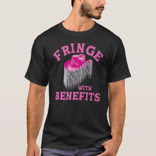 Camiseta Bonito Estético Rosa Caubói Feminino Música Countr