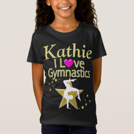 CAMISETA BONITO EU AMO GINÁSTICA PERSONALIZADA PARA CAMISEA