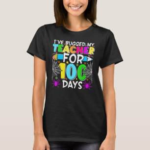 Camiseta Bonito Eu Perturbei Meu Professor Por 100 Dias De