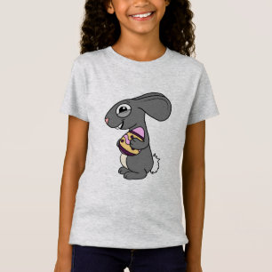 Camiseta Bonito Felz pascoa caçando coelhinho unicórnio