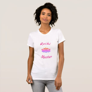 Camiseta Bonito flor de Lotus Reiki Master design
