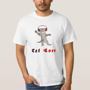 Camiseta Bonito gato engraçado legal 19.