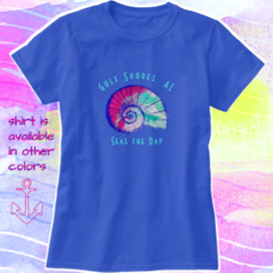 Camiseta Bonito Golfo Shores Alabama Seashell T Shirt