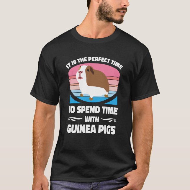 Camiseta Bonito Guiné Porco Cute Pet Furry Raparigas Batata (Frente)