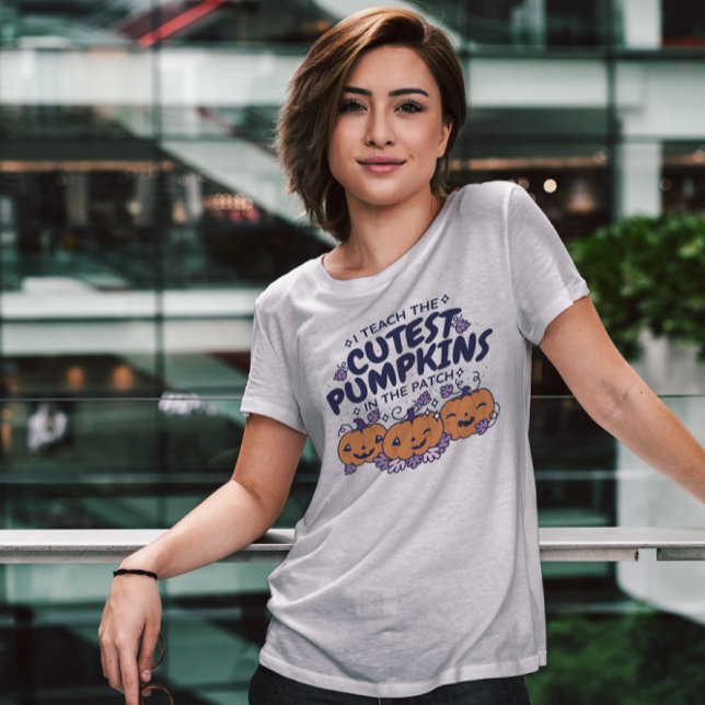 Camiseta Bonito Halloween de Pumpkins (Criador carregado)