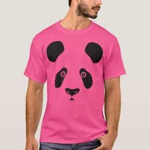 Camiseta Bonito Halloween Panda Bear Face Costume Kawaii Ki
