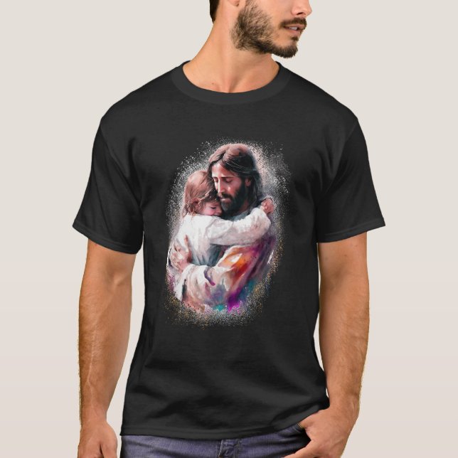Camiseta Bonito Jesus cristão (Frente)