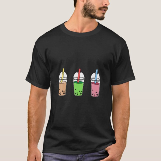 Camiseta Bonito Kawaii Boba Design para Presente | Chá para (Frente)