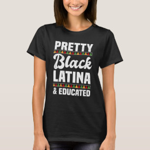 Camiseta Bonito latino e estudado hispani afro-latino
