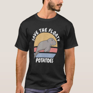 Camiseta Bonito Manatins Retro Gift Engraçado Salve O Pote