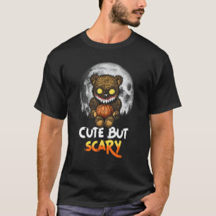 Camiseta Bonito, Mas Assustador, Zombie Zombie Urso De Tedd