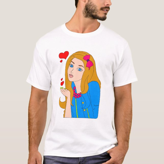 Camiseta Bonito menina (Frente)