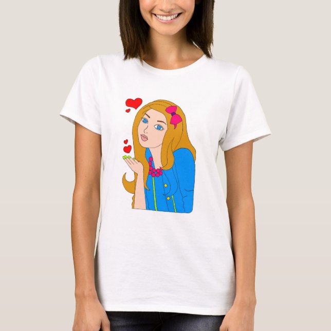 Camiseta Bonito menina (Frente)